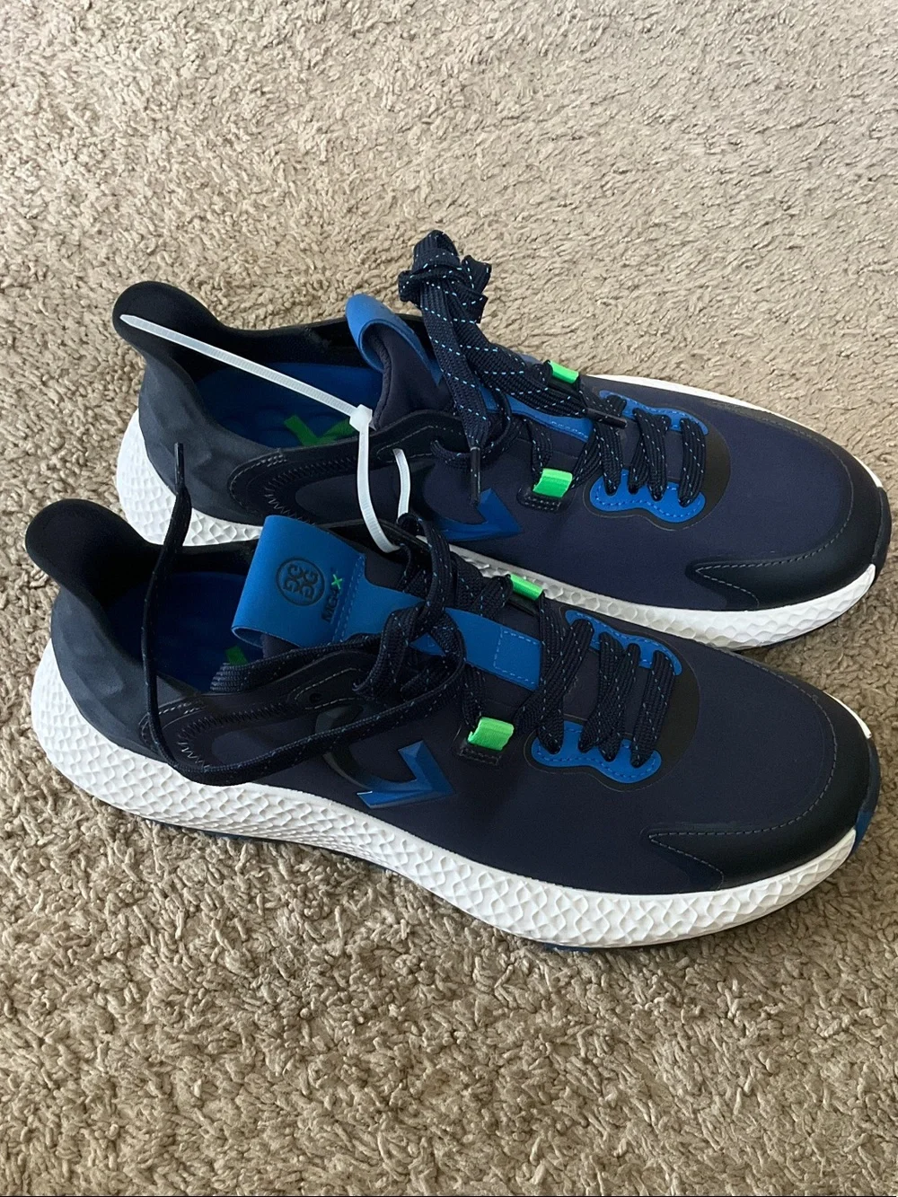 G/FORE Men's Navy and Bright Blue Golf Cross Trainer